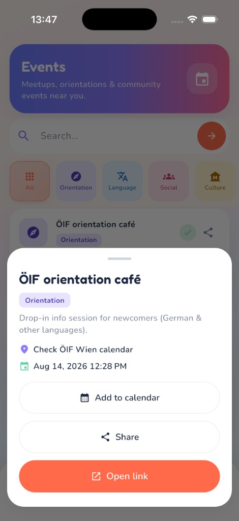 Event detail